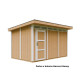Domek ogrodowy 9 m² z nieimpregnowanego w kolorze Harvest Honey - panele LP® SmartSide® - Timbela