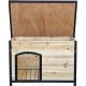 Buda z certyfikowanego drewna FSC 116x76x82 cm dla większych psów - Shelty Pet