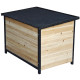 Buda z certyfikowanego drewna FSC 116x76x82 cm dla większych psów - Shelty Pet