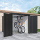 Metalowa wiata na 4 rowery KOSTO 1,6x2,1m szarografitowa - X-METAL