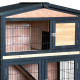 Klatka ogrodowa z certyfikowanego drewna FSC 101x55x100 cm - Shelty Pet