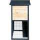 Klatka ogrodowa z certyfikowanego drewna FSC 101x55x100 cm - Shelty Pet