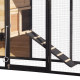 Kurnik z certyfikowanego drewna FSC 200x75.5x103 cm przeznaczony dla 4- 5 kur - pokrycie bitumiczne - Shelty Pet