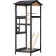 Woliera z obrabianego termicznie drewna FSC 89x65x176 cm - Shelty Pet