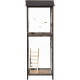 Woliera z obrabianego termicznie drewna FSC 89x65x176 cm - Shelty Pet