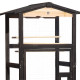 Woliera z obrabianego termicznie drewna FSC 89x65x176 cm - Shelty Pet