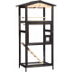 Woliera z obrabianego termicznie drewna FSC 89x65x176 cm - Shelty Pet