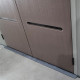 Domek ogrodowy z dachem jednospadowym HDPE Sunlife 6,5 m² kremowo-brązowy + podłoga w zestawie - JOBU