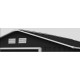 Metalowy domek narzędziowy PLUS 3,3x3,1m antracytowy + zestaw kotw mocujących - X-METAL