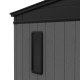 Domek ogrodowy z tworzywa sztucznego DOCKER 6 m² dach jednospadowy + podłoga - Jobu