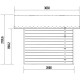 Domek ogrodowy z drewna kompozytowego 28mm ciemnoszary i antracytowy 279x279cm PREMIUM - Woodlife Garden
