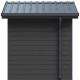 Domek ogrodowy z drewna kompozytowego 28mm ciemnoszary i antracytowy 234x204cm PREMIUM - Woodlife Garden