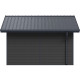 Domek ogrodowy z drewna kompozytowego 28mm ciemnoszary i antracytowy 498x386cm PREMIUM - Woodlife Garden