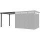 Wiata ze stali ocynkowanej 275x230cm do domku Kosto 5,29m²/6,76m² - antracytowa - X-METAL