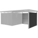 Dodatkowe panele ścienne ze stali ocynkowanej 0,4mm w kolorze antracytowym do domku 8,1m² - X-METAL