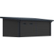 Domek ogrodowy z drewna kompozytowego + taras 28mm antracytowy 16,8m² PREMIUM dach jednospadowy - Woodlife Garden