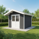 Domek z drewna kompozytowego 28 mm ciemnoszary 279x279 cm PREMIUM - Woodlife Garden
