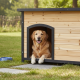 Buda z certyfikowanego drewna FSC 116x76x82 cm dla większych psów - Shelty Pet