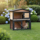 Klatka ogrodowa z certyfikowanego drewna FSC 101x55x100 cm - Shelty Pet