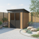 Domek ogrodowy z drewna kompozytowego 19,2mm imitacja drewna 237x223 cm WINSTON - Woodlife Garden