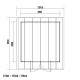 Domek z drewna kompozytowego 28 mm ciemnoszary 279x279 cm PREMIUM - Woodlife Garden