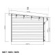 Domek ogrodowy z drewna kompozytowego + taras 28mm jasnoszary 16,8m² PREMIUM dach jednospadowy - Woodlife Garden