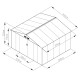 Metalowy domek narzędziowy PLUS 3,3x3,1m antracytowy + zestaw kotw mocujących - X-METAL
