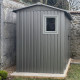 Metalowy domek narzędziowy ROKA 2,1x1,5m stal galwanizowana + zestaw kotw - X-METAL