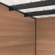 Domek ogrodowy z drewna kompozytowego w kolorze postarzanego drewna 7,8m² + taras 7,8m² - Woodlife Garden