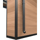 Domek ogrodowy z drewna kompozytowego w kolorze postarzanego drewna 7,8m² + taras 7,8m² - Woodlife Garden