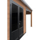 Domek ogrodowy z drewna kompozytowego w kolorze postarzanego drewna 7,8m² + taras 7,8m² - Woodlife Garden