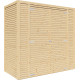 Domek ogrodowy Fineline 1 z nieobrobionego drewna 1x2,1m - panele 18mm - Bertilo