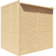 Domek ogrodowy Fineline 2 z nieobrobionego drewna 2,1x1,6m - panele 18mm - Bertilo