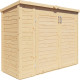 Szafa ogrodowa Multibox 3 z nieobrobionego drewna 2x0,8m z podłogą - panele 14mm - Bertilo