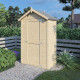 Domek ogrodowy Cabin z nieobrobionego drewna 1,2x0,6m z podłogą - panele 14mm - Bertilo