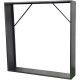Drewutnia ze stali Corten 180x180cm - X-METAL