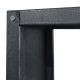 Drewutnia ze stali Corten 180x180cm - X-METAL
