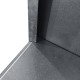 Drewutnia ze stali Corten 180x180cm - X-METAL
