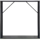 Drewutnia ze stali Corten 180x180cm - X-METAL