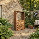 Drewutnia ze stali Corten 90x180cm - X-METAL