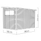 Domek ogrodowy Pent Modern z nieobrabianego drewna 3,1x2m - panele 18mm - Bertilo