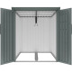 Metalowa wiata na 3 rowery KOSTO 1,3x2,1m zieleń szałwiowa - X-METAL