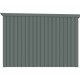 Metalowa wiata na 4 rowery KOSTO 1,6x2,1m zieleń szałwiowa - X-METAL