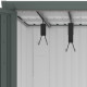 Metalowa wiata na 4 rowery KOSTO 1,6x2,1m zieleń szałwiowa - X-METAL