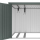 Metalowa wiata na 4 rowery KOSTO 1,6x2,1m zieleń szałwiowa - X-METAL