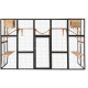 Zewnętrzny wybieg catio dla kotów z drewna FSC 300x95x188cm - Shelty Pet