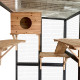 Zewnętrzny wybieg catio dla kotów z drewna FSC 300x95x188cm - Shelty Pet