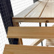 Zewnętrzny wybieg catio dla kotów z drewna FSC 300x95x188cm - Shelty Pet