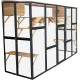 Zewnętrzny wybieg catio dla kotów z drewna FSC 300x95x188cm - Shelty Pet