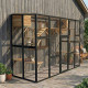 Zewnętrzny wybieg catio dla kotów z drewna FSC 300x95x188cm - Shelty Pet